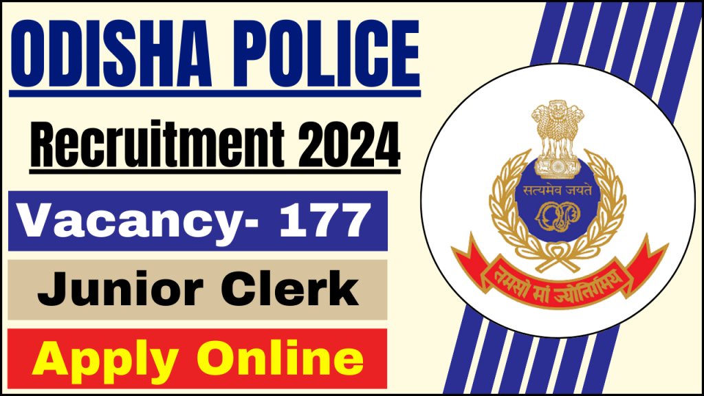 Odisha Police Junior Clerk Recruitment