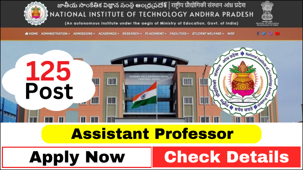 NIT Andhra Pradesh Faculty Recruitment