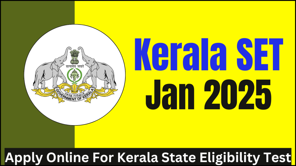 Kerala SET Jan 2025