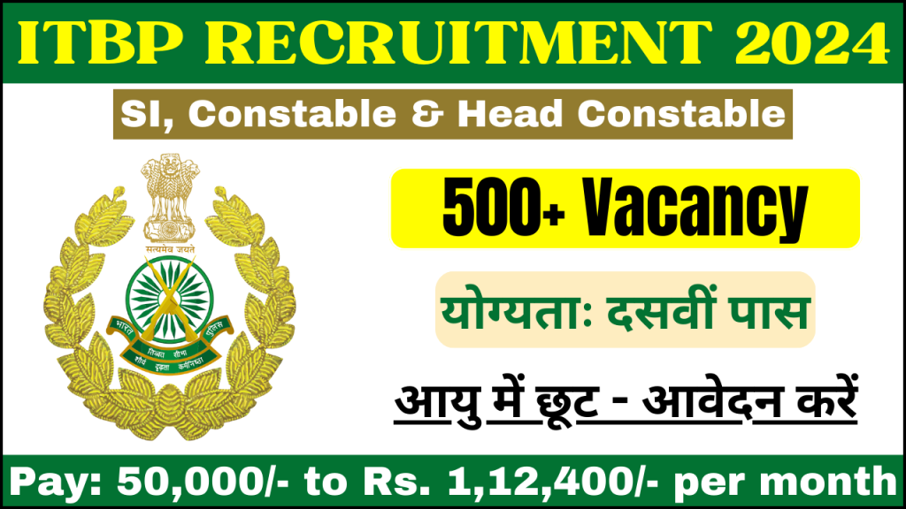 ITBP Recruitment 2024