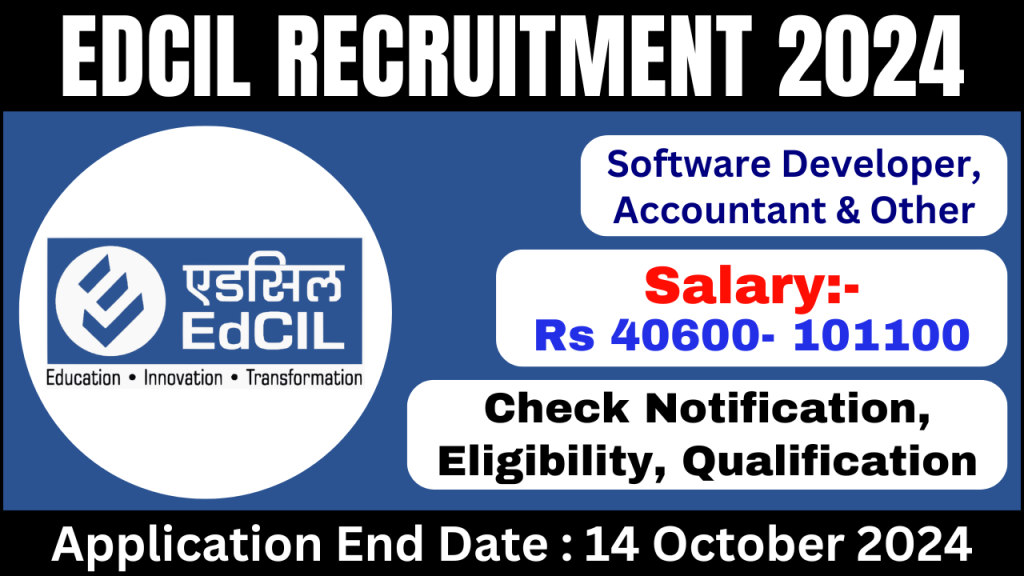 EDCIL Recruitment 2024