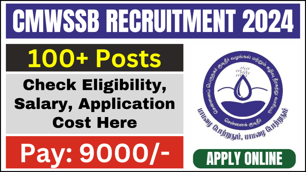 CMWSSB Recruitment 2024