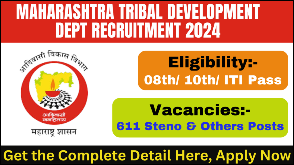 Maharashtra Tribal Development Dept Recruitment