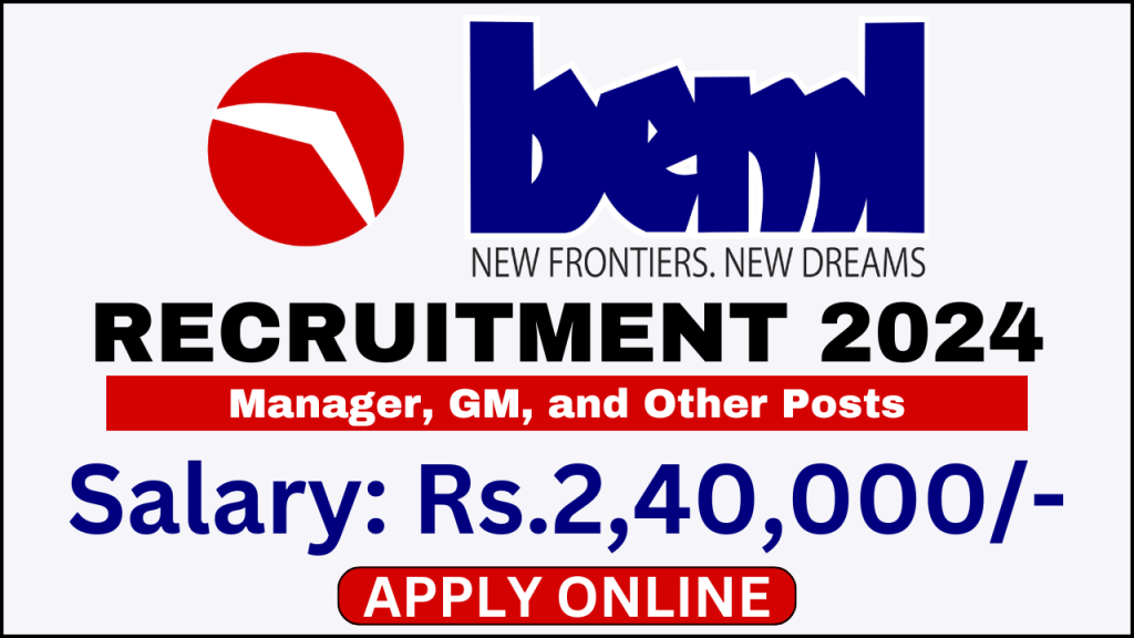 BEML Limited Recruitment 2024