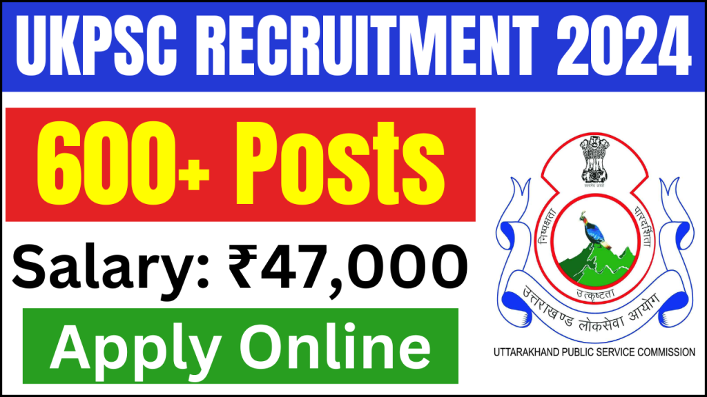 UKPSC Lecturer Recruitment 2024