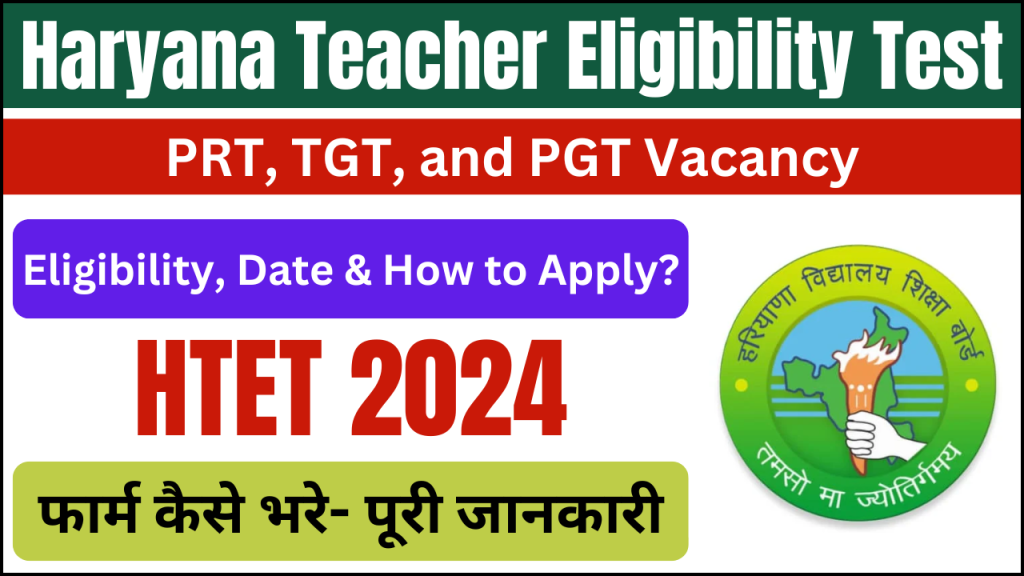 HTET Recruitment 2024