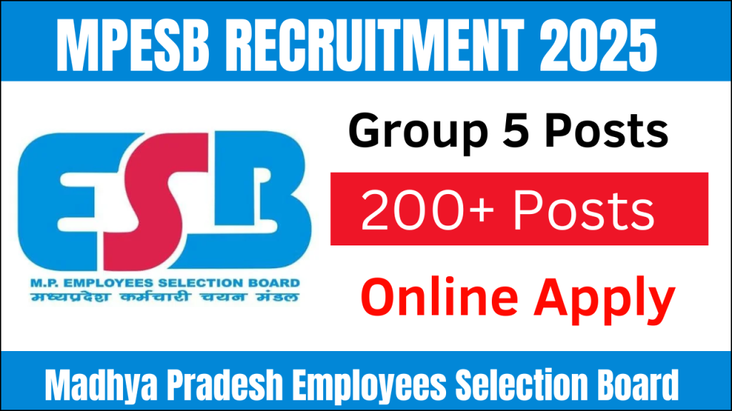 MPESB Group 5 Recruitment 2025