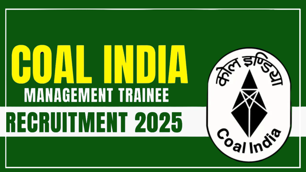 Coal India MT Recruitment 2025